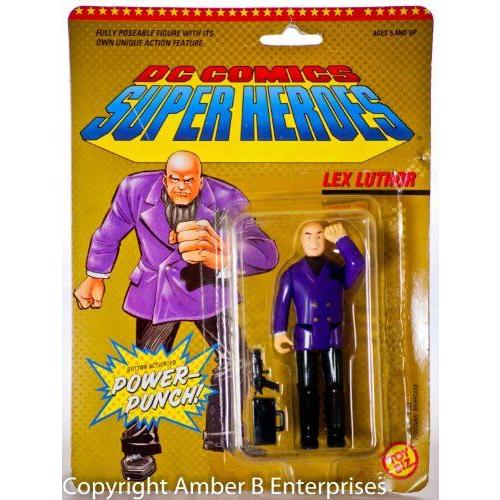1989 - Toy Biz - DC Comics - Super Heroes - Lex Luthor Action Figure - w/ Pistol \u0026 Briefcase \u0026 Pow
