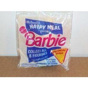 【おまけ付】 1991 McDonald's (マクドナルド) Happy Meal Toy- Barbie(バービー) Figurine: Rollerblade Barbie(バー その他