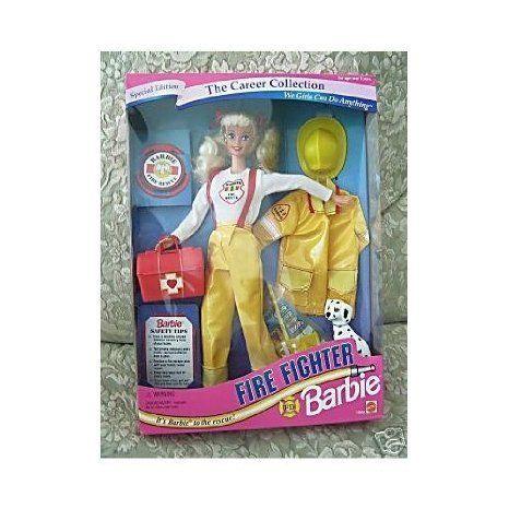 1994 The Career Collection - Fire Fighter Barbie(バービー) ドール 人形 フィギュア