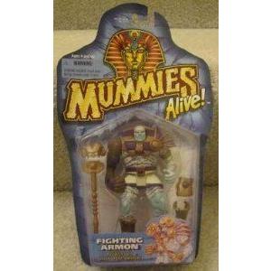 1997 Mummies Alive Fighting Armon Powers up with Ram Armor アクションフィギュア 人形 フィギュア お