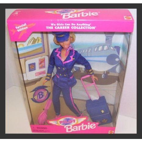 日本未入荷 1997 We Girls Can Do Anything Special Edition Pilot Barbie(バービー) From the Career Collection ド その他