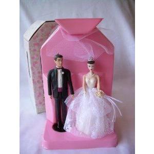 1997 Wedding Day Barbie(バービー) and Ken Hallmark (広座敷見澄ます) Ornament お人形さん あやつり人形 図形 ゲーム、おもちゃ-フィギュア-フィギュア本体