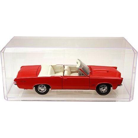 2 Clear Acrylic Display Cases For 1:18 Scale Cars - 13 x 5.5 x 5 フィギュア おもちゃ 人形