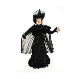 2 Feet Tall! ハロウィン Mrs. Haversham Witch ドールフィギュア, Porcelain Fabric, 24 インチ 131002f