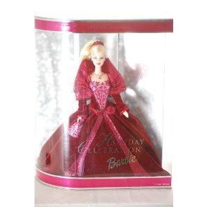 2002 Holiday Celebration Barbie(バービー) Mattel ドール 人形 フィギュア