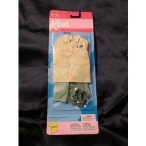 2002 Ken Barbie(バービー) Doll Fashions Green Shorts Shoes \u0026 Sandals ドール 人形 フィギュア