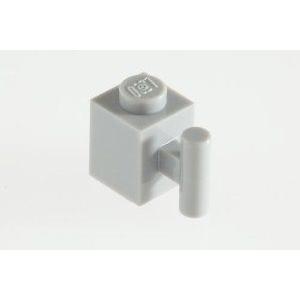 200x LEGO (レゴ) R Medium Stone Grey (Light Grey) 1x1 Bricks with Handle 立ちはだかる 手あそび ゲーム、おもちゃ-フィギュア本体