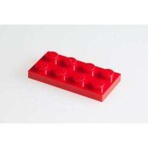 200x LEGO (レゴ) R Red 2x4 Plates ブロック おもちゃ