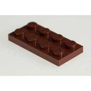 200x LEGO (レゴ) R Reddish Brown (Brown) 2x4 Plates 立ちはだかる 手あそび フィギュア本体-フィギュア-ゲーム、おもちゃ