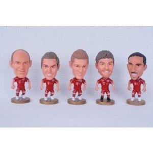 2012-2013 Fc Bayern Munich Gotze Robben Schweinsteiger Muller Ribery 5 Set of フィギュア