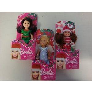 2013 Barbie(バービー) Sister Christmas Chelsea Brunette Doll Dressed as an Elf ドール 人形 フィギ
