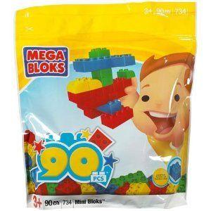 90-Piece Mega Blocks Bag ブロック おもちゃ
