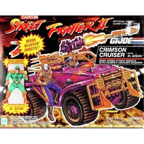 3-3/4 G.I. Joe (G.I.ジョー) Capcom Street Fighter II Crimson Cruiser Vehicle with Exclusive M. Bis