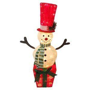 40 Sisal Snowman/Gift ドール 人形 フィギュア