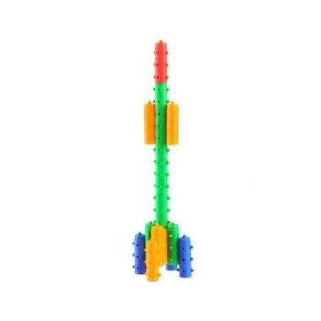 4-color Snowflake Building Block 76 Piece Set ブロック おもちゃ