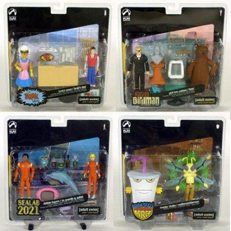Adult Swim Series 1 アクションフィギュア 2-Packs Set of 4
