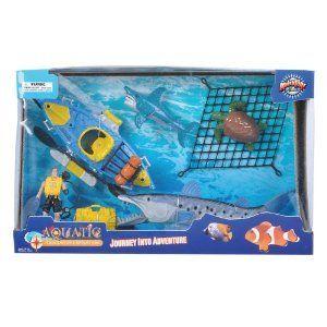 Adventure Planet (アドベンチャープラネット) Series 2 Aquatic Explorer Set, 6-Piece ゲーム、おもちゃ-フィギュア