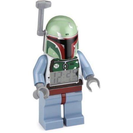 Alarm - LEGO (レゴ) Kids' 9003530 Star Wars (スターウォーズ) Bobba Fett Minifigure Clock ブロック
