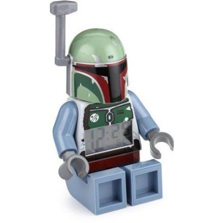 Alarm - LEGO (レゴ) Kids' 9003530 Star Wars (スターウォーズ) Bobba Fett Minifigure Clock ブロック_1