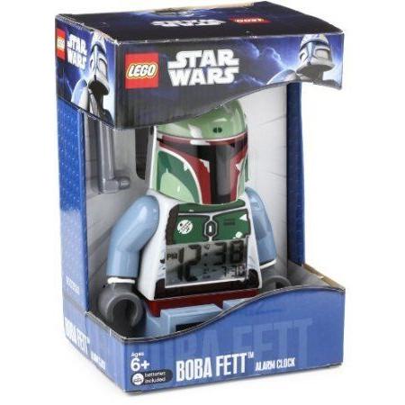 Alarm - LEGO (レゴ) Kids' 9003530 Star Wars (スターウォーズ) Bobba Fett Minifigure Clock ブロック_2
