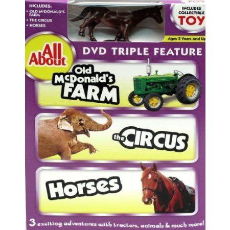 All About Old McDonald's (マクドナルド) Farm-Circus-Horses DVD w Collectible Toy-0198-552601｜worldfigure