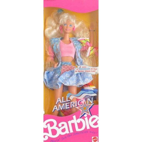 ALL AMERICAN Barbie(バービー) Doll w REEBOK SHOES (1990) ドール 人形 フィギュアの画像