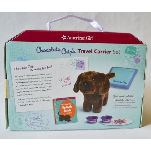 最大92 オフ American Girl アメリカンガール Chocolate Chip 039 S Travel Carrier Set ドール 人形 フィギュア Materialworldblog Com