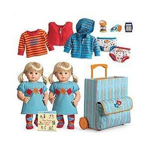 American Girl (アメリカンガール) Doll Collection - Light Skin, Blond Hair Twin Girls Set ドール 人