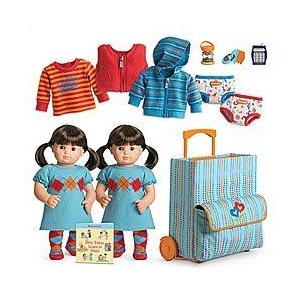 American Girl (アメリカンガール) the Bitty Twins Dolls Collection - Light Skin, Brown Hair Girls S