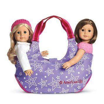 American Girl アメリカンガール Two-doll 年間定番 Tote 大量入荷 for 人形 ドール Bag フィギュア Girls