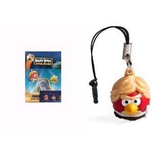 Angry Bird (アングリーバード) Star Wars (スターウォーズ) LUKE SKYWALKER Phone Dangler， 2 Stickers