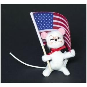 Annalee Mobilitee Doll 4th of July Patriotic Mouse 3 ドール 人形 フィギュア