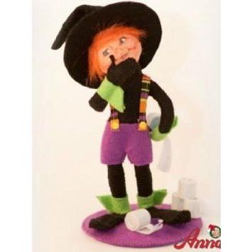 Annalee Mobilitee Doll Halloween Toilet Paper Elf Trickster 7 ドール 人形 フィギュア