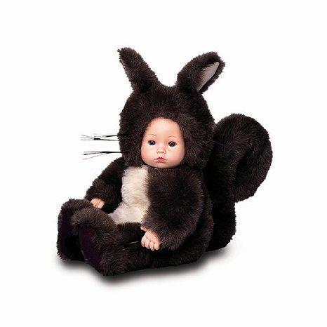 Anne Geddes 9 Baby Squirrels ドール 人形 フィギュア