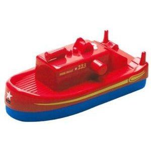 AquaPlay Watersquirting Fireboat ミニカー 細密画 ひな形 プレイセット四輪車 ダイキャスト フィギュア本体-フィギュア