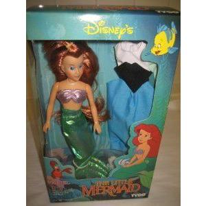 Ariel Little Mermaid (リトルマーメイド) Doll w/ Removable Fin \u0026 Bikini Top ドール 人形 フィギュア