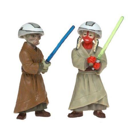 Ashla \u0026 Jempa Jedi (ジェダイ) Temple Training アクションフィギュアs