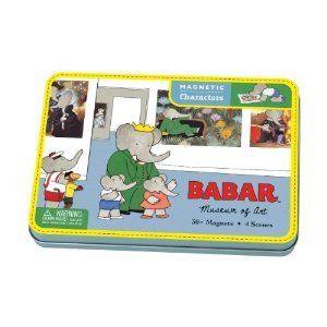 Babar Museum of Art Magnetic Characters ブロック おもちゃ