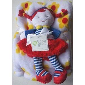 Baby Gear 2 Piece Set Blanket \u0026 Doll お人形さん あやつり人形 図形 ゲーム、おもちゃ-フィギュア本体
