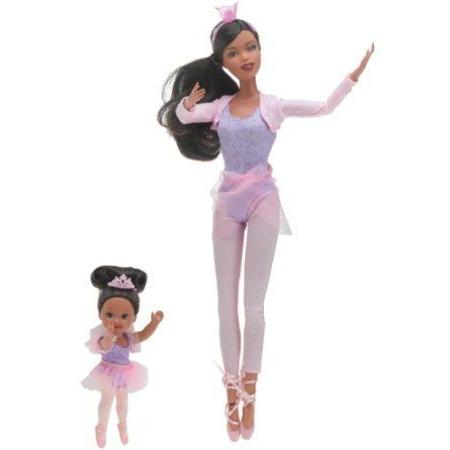 Ballerina Barbie(バービー) and Kelly - Ethnic ドール 人形 フィギュア_1