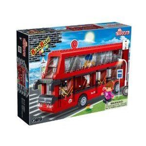 BanBao Double Decker Bus Toy Building Set, 412-Piece ブロック おもちゃ