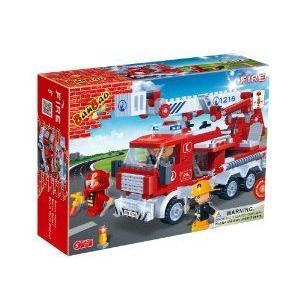 BanBao Fire Engine Toy Building Set, 290-Piece ブロック おもちゃ
