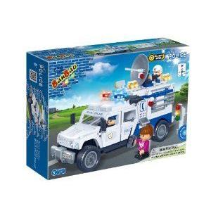 BanBao Police Car Toy Building Set, 290-Piece ブロック おもちゃ