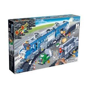 Banbao Remote Control Cargo Train Building Set, 1275-Piece ブロック おもちゃ