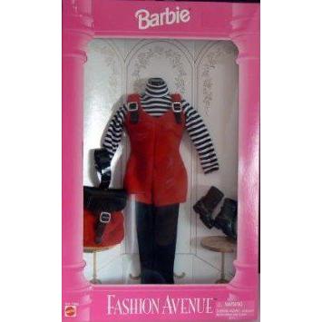 Barbie(バービー) - Fashion Avenue - Red Pant suit with Black pants ドール 人形 フィギュア