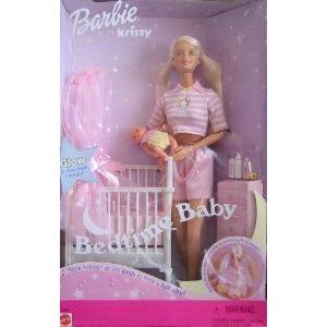 Barbie(バービー) \u0026 Krissy Bedtime Baby w Musical Crib (2000) ドール 人形 フィギュア