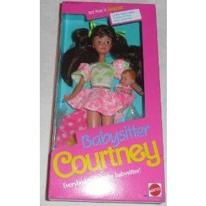 Barbie(バービー) Babysitter COURTNEY Doll, Best Friend of Skipper (1990) ドール 人形 フィギュア