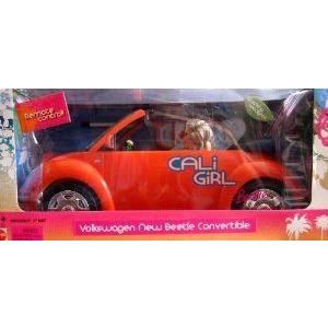 Barbie(バービー) Cali Girl REMOTE CONTROL VOLKSWAGEN New Beetle Convertible Vehicle & Doll w Worki