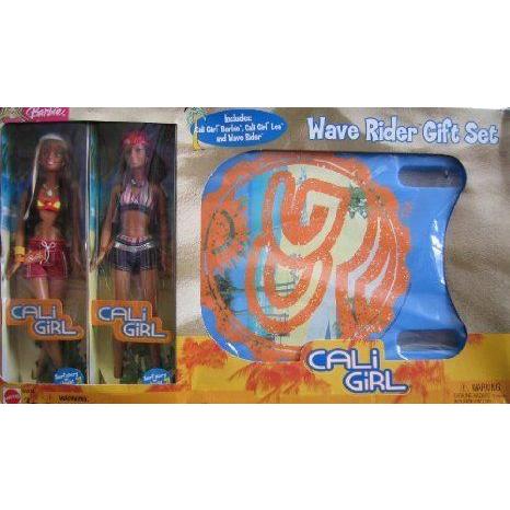 Barbie(バービー) Cali Girl Wave Rider Gift Set (ギフトセット) w 2 Dolls \u0026 Child Size Wave Rider (2
