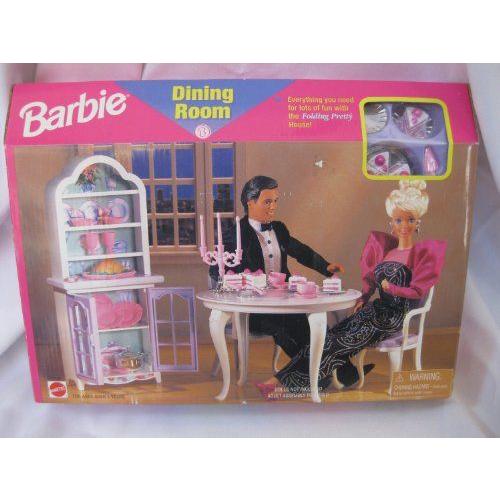 日本セール Barbie(バービー) Dining Room for Folding Pretty House